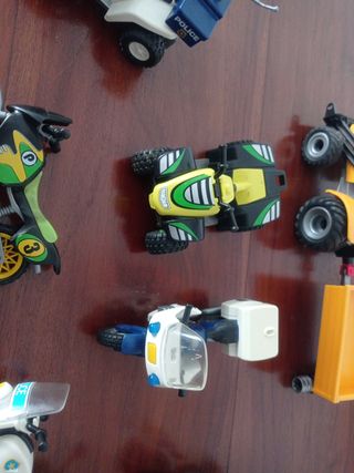Motos y tractor playmobil