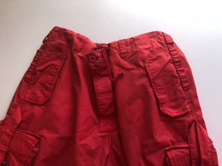 Pantalón Rojo Tiras Bailarín/a Unisex Talla L