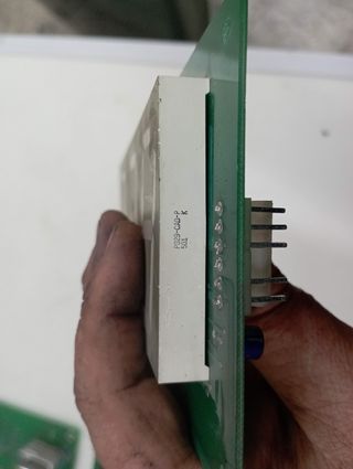 Display de tamaño grande de maquina