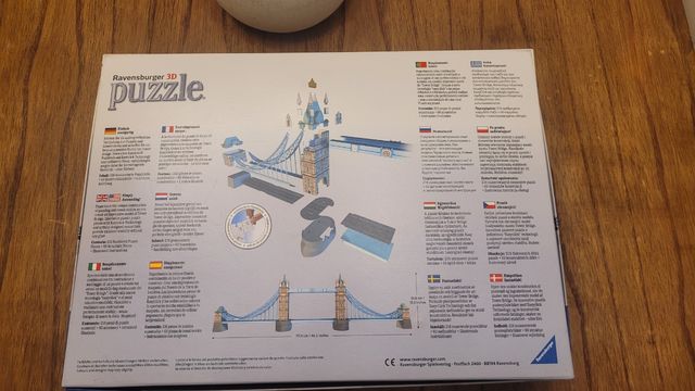 Puente londres puzzle 3d