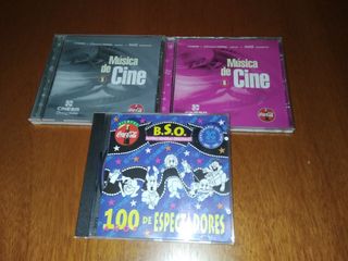 Lote de 3 CDS Musica de cine