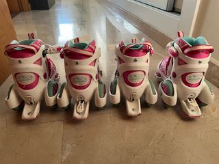 patines de 4 ruedas talla 30-33 marca Hudora