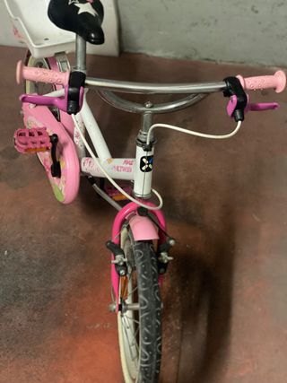 Bicicleta  de niña, 16" (Princess Decathlon).