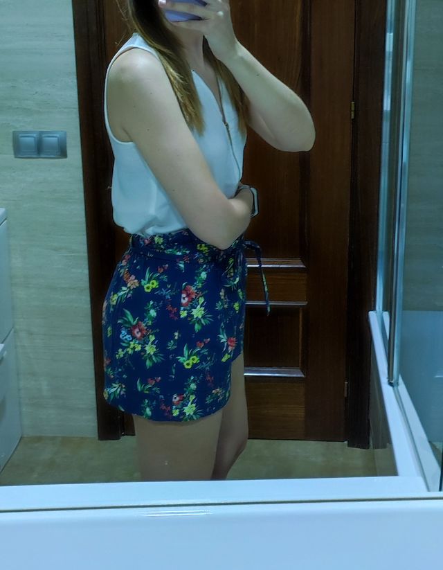 Shorts de flores