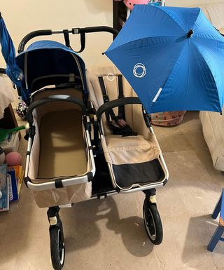 bugaboo donkey gemelar completo