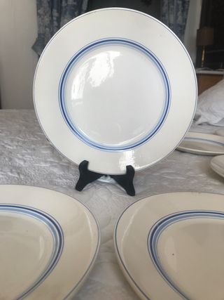 platos de loza antiguos