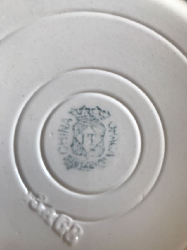 platos de loza antiguos