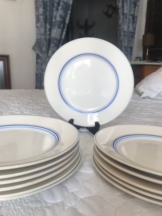 platos de loza antiguos