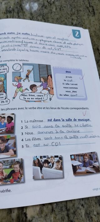 Cuadernillo Francés 6° Primaria Santillana