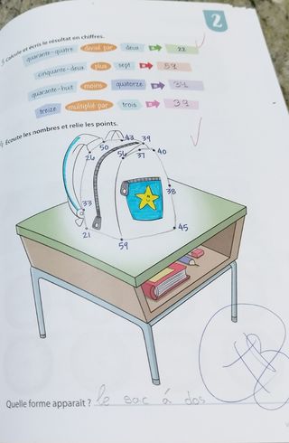 Cuadernillo Francés 6° Primaria Santillana