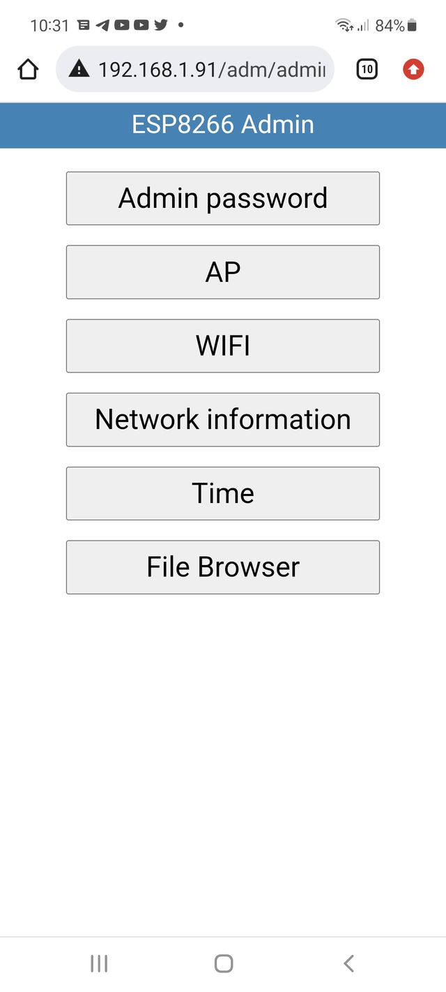 Relé Wifi programable