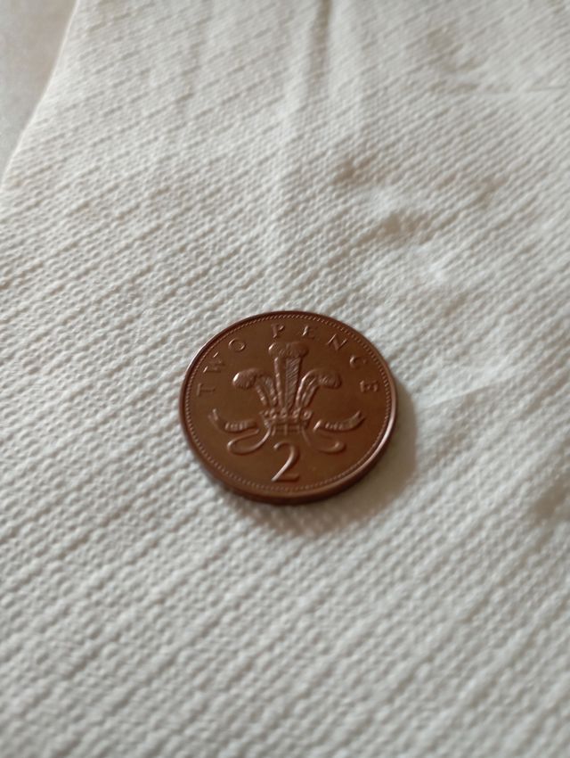 Moneda Isabel ll Inglaterra