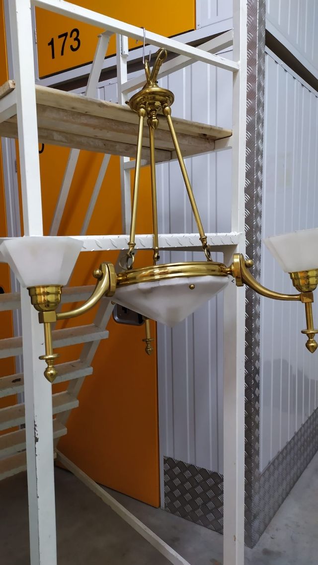 Lámpara techo alabastro