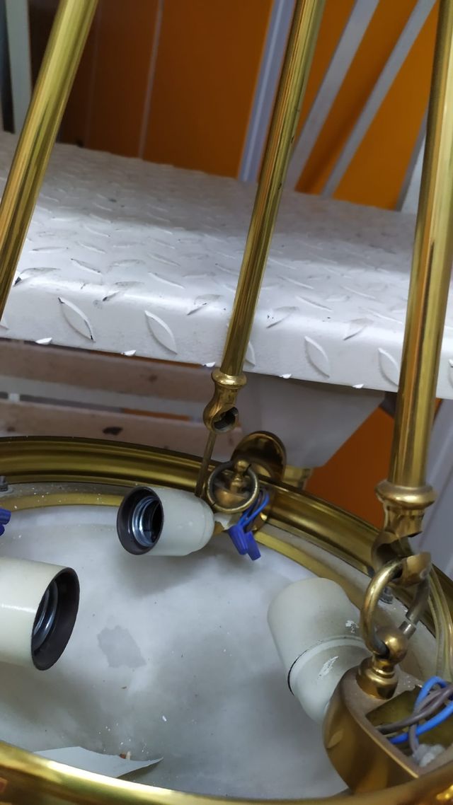 Lámpara techo alabastro