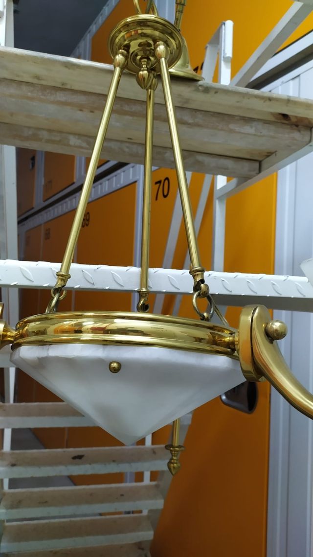 Lámpara techo alabastro