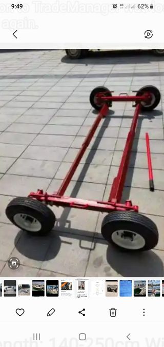 remolque Grua portacoches C freno robot plegable