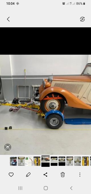 remolque Grua portacoches C freno robot plegable