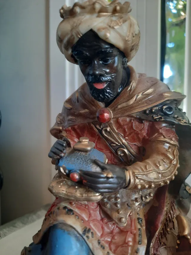 Tre grandi Magi in resina