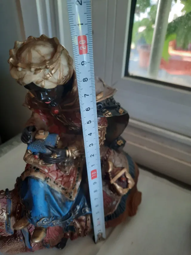 Tre grandi Magi in resina