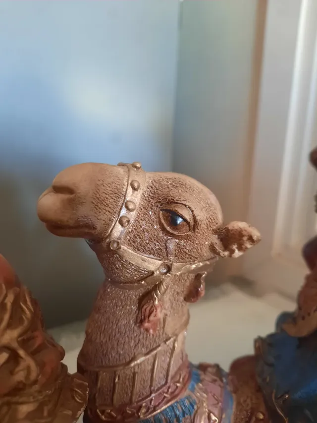 Tre grandi Magi in resina