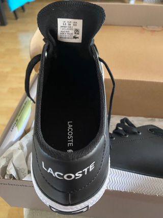 Zapatillas Lacoste nuevas, sin usar