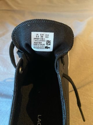 Zapatillas Lacoste nuevas, sin usar