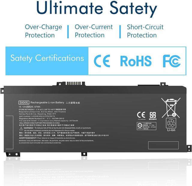 Batería para portátil HP Envy X360 SA04XL