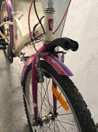 Bicicleta niña B'Twin Nature + cesta delante