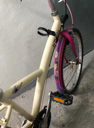 Bicicleta niña B'Twin Nature + cesta delante