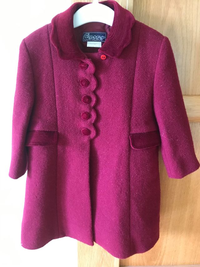 Abrigo niña talla 18 meses