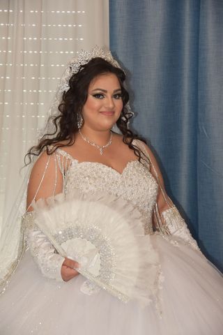 Vestido de novia pedreria