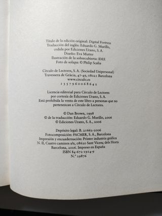 La fortaleza digital - Dan Brown