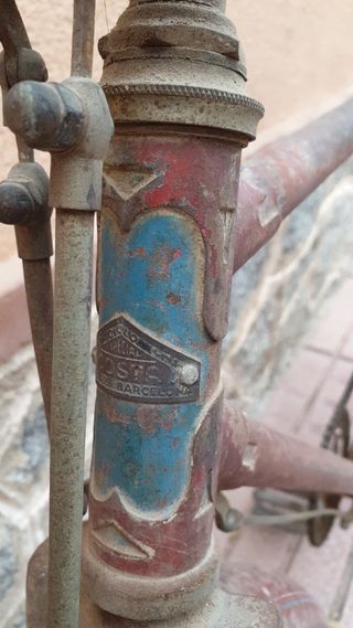 Bicicleta antigua especial costa años 50