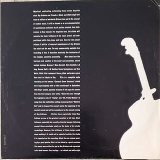 Roy Orbison "A black and white night" LP.