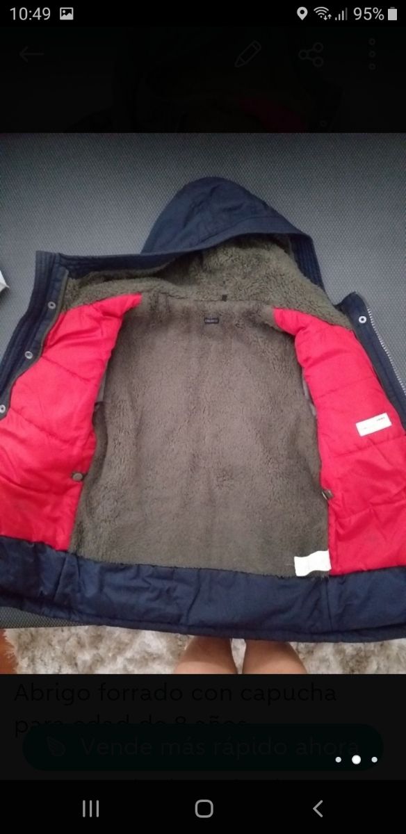 OFERTA...CHAQUETA IKKS NIÑO NIÑA TALLA 8 invierno