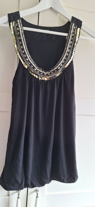 Camiseta blusa abalorios vintage Y2K 