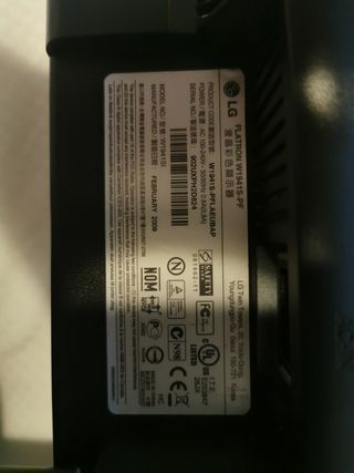 Pantalla LG monitor pc