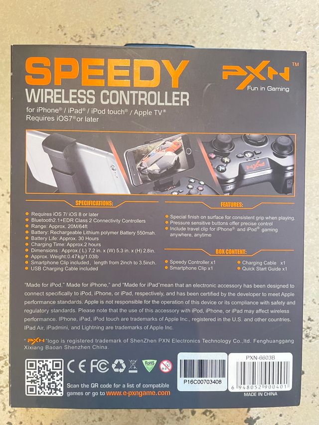 Gamepad pxn para IOS