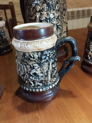 Juego de jarras antiguo 6 piezas