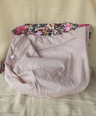 Mochila de tela.