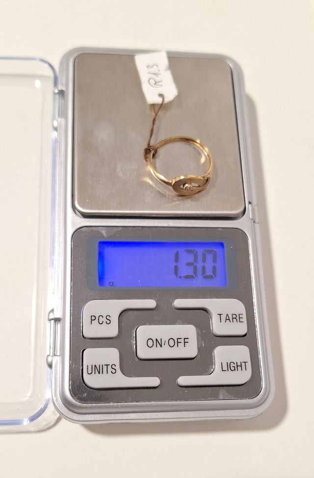 Sortija oro 18k con circonita