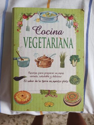 Libro receta cocina vegetariana