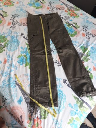 Pantalon tipo cargo talle bajo. T.38 Salsa Jeans