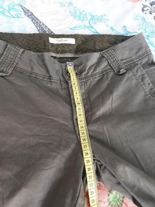 Pantalon tipo cargo talle bajo. T.38 Salsa Jeans