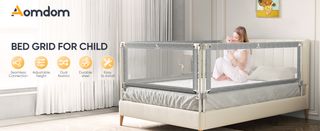 Barriera protettiva per letto per bambini 200 cm 1 unità