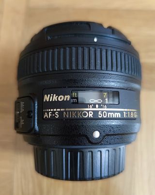 Objetivo NIKKOR LENS AF-S 50mm f1.8 G