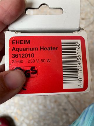 termocalentador acuario