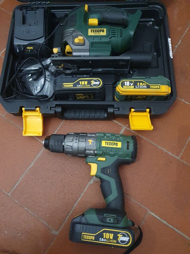 Trapano e seghetto alternativo batteria