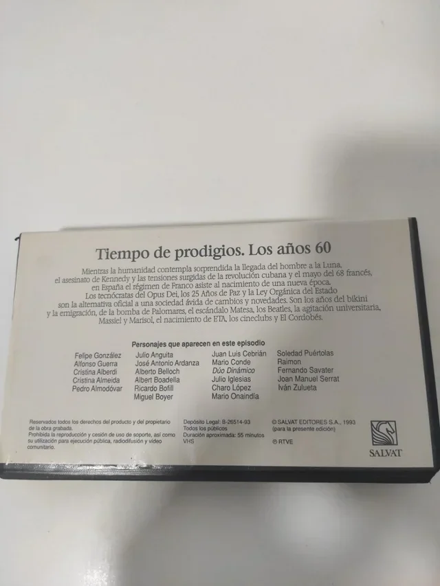 Colección Los años vividos. Los 60. VHS.