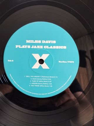 VINILO MILES DAVIS - PLAYS JAZZ CLASSIC
